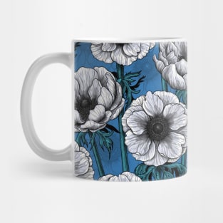 White anemone garden Mug